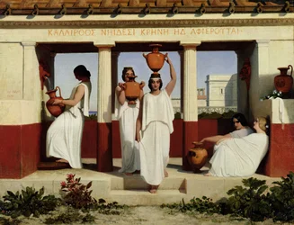 Řecké ženy u pramene, 1841